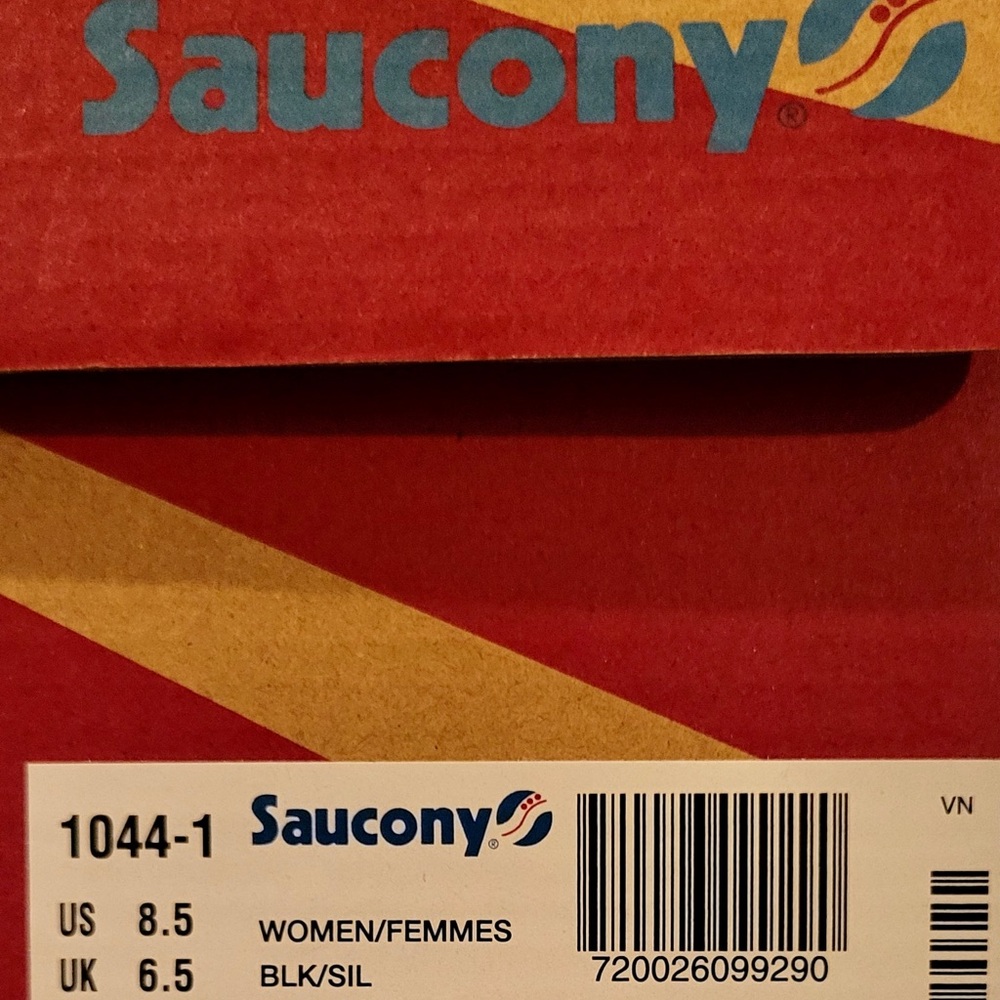 NIB Saucony Jazz Original Vintage Black & Silver Sneakers size 8.5 - Picture 6 of 6